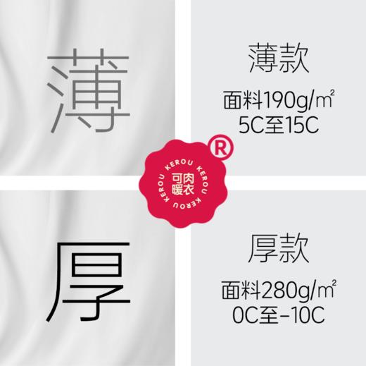 【薄厚可选】KEROU保暖衣®️婴幼儿级国标A类面料 100%不含涤纶化纤 商品图8
