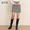 EITIE爱特爱冬季新款时尚高腰复古千鸟格通勤半身裙8006708 商品缩略图0