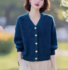 今年流行的v领针织开衫，轻奢高端女神范毛衣上衣LJX-865 商品缩略图1