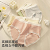 7A抑菌【5条装】内裤女舒适透气100%棉裆高弹舒适不夹臀N4121棉感内裤 商品缩略图1
