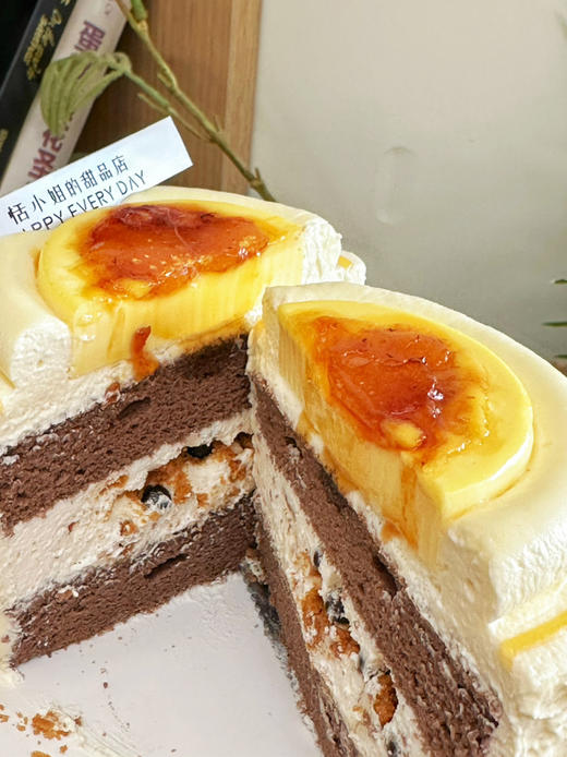 初秋的焦糖烤布雷奶皮子蛋糕 商品图2