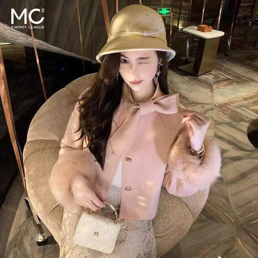 女装毛呢短款风衣-808F5242882 商品图1