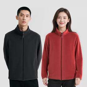 百媚生 男女款新品冬季奥粒绒外套上衣双面抓绒衣外套SPM2501