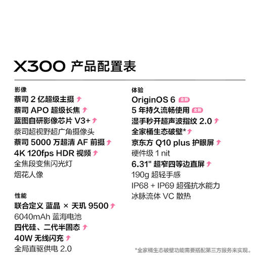 vivo X300 商品图1