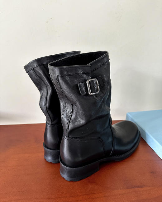 现货 THS-限时 P家 西部复古骑士靴 时尚软质马丁靴 2色 BZ1269 商品图8