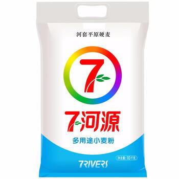 七河源河套平原多用途小麦粉20斤 内蒙古面粉10kg （双层包装） /粮油调味 /面粉 /通用粉 商品图4