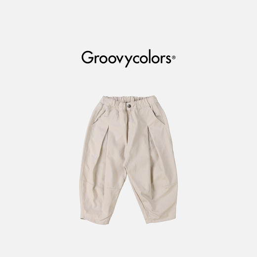 日本GC童装 Groovycolors 斜纹褶皱宽松长裤 商品图2