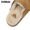 EVERAU复古牛反绒内里羊皮毛一体勃肯拖鞋EA5063 商品缩略图6