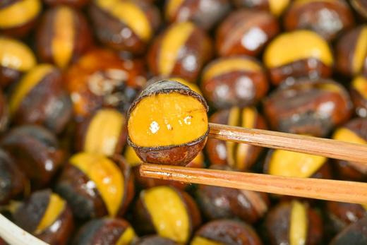 沂蒙山百年老树新鲜野生板栗 自然成熟 黄心黄瓤 肉质细腻 软糯香甜 秋意浓 板栗香 商品图1