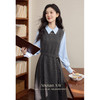 鹿向南「格雷腔调」假两件连衣裙女款2025秋季气质收腰厚款长裙 商品缩略图2