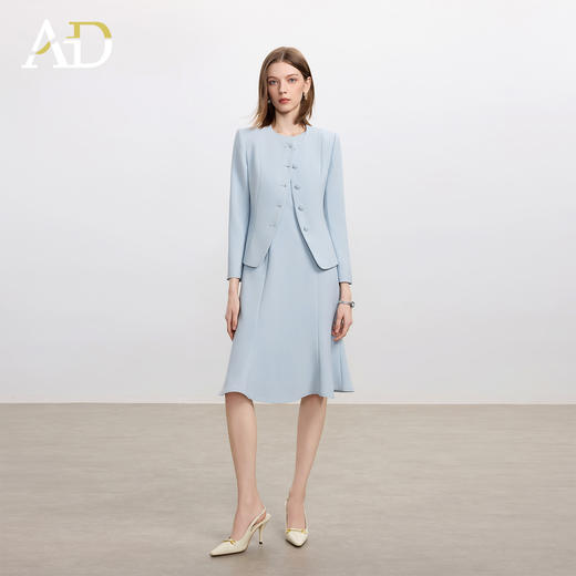AD高端西装套裙新中式小众设计修身通勤女2025秋季新款职业工作服 商品图2