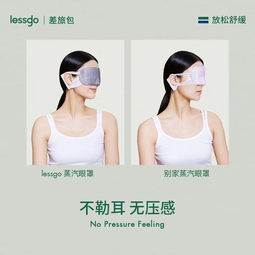 lessgo蒸汽眼罩10片/盒 缓解疲劳助眠蒸汽罩 商品图1