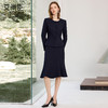 艾尚臣时尚西装套装裙女秋季新款藏青色气质西服半裙两件套工作服 商品缩略图1