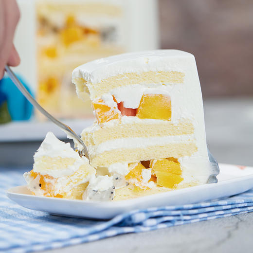 粉雾心屿 · 折射玫瑰爱心蛋糕 送女友闺蜜生日礼 温柔系浪漫鲜花奶油蛋糕【惠州】 商品图5