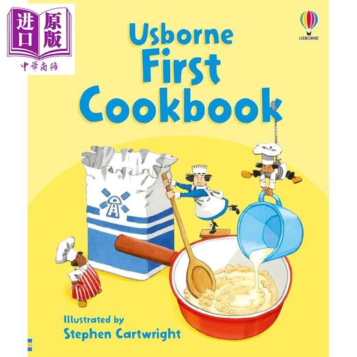 预售 【中商原版】 小朋友的烹饪书 First Cookbook 英文原版 儿童食谱绘本读物 赏心悦目的插图 简单易做的美味食谱 进口童书 7岁+ 商品图0