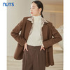 NUTS商场同款春秋款时尚通勤气质宽松直筒百搭西装外套女2I3048015 商品缩略图0