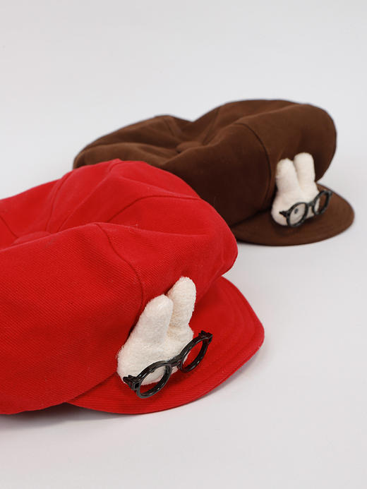 元气甜妹眼镜兔云朵鸭舌帽-纪念日百货门店同款165345576 商品图0