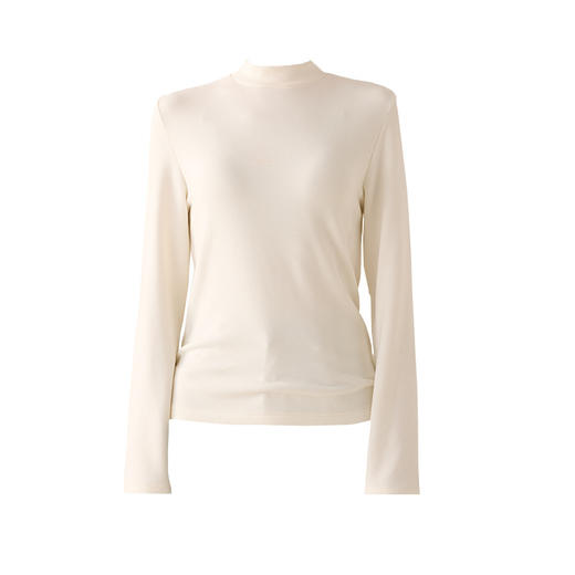 雀说 莱赛尔德绒羊毛打底衫女秋冬新款半高领上衣DRH5112 商品图4