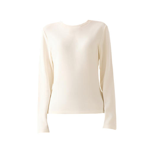 雀说 羊毛蚕丝低圆领打底衫女保暖秋衣DRH5111 商品图4