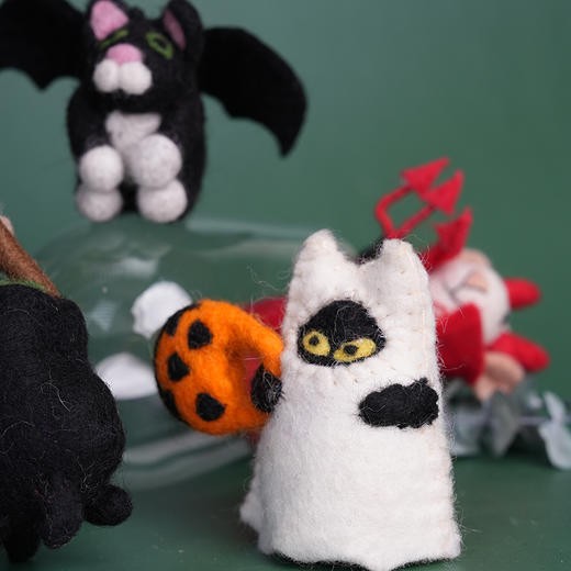 北京仓｜Felt So Good-Boo! Cat-幽灵猫咪 布呦 羊毛毡 挂件［英国设计师］ 商品图7
