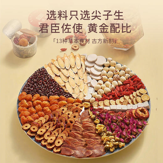 金陵 人参枸杞黄精男神茶/红参黄芪玫瑰女神茶 冬季进补养生茶 天然食材 寓医于食 传承养生 商品图7