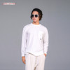 COURTMAN野球帝基础款简约口袋长袖T恤秋季新款情侣宽松百搭打底 商品缩略图0