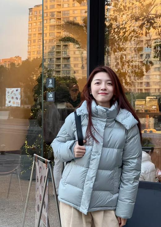 lulu家五格泡芙白鹅绒白鸭绒羽绒服 商品图0