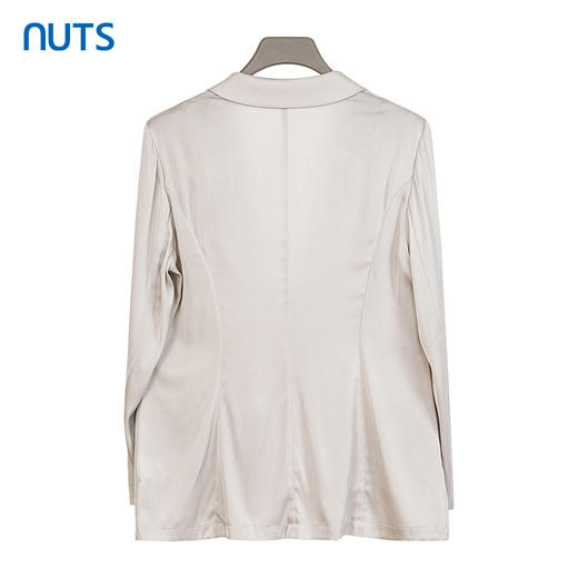 NUTS商场同款春秋纯色时尚通勤气质宽松OL西装外套女331042181 商品图1