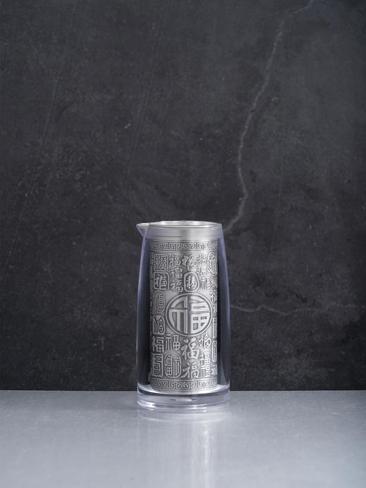 子佩集【百福一生】S999银摆件【DLJB001】酒具套装（一壶六杯）2509 商品图2