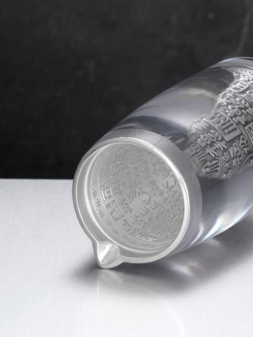 子佩集【百福一生】S999银摆件【DLJB001】酒具套装（一壶六杯）2509 商品图4