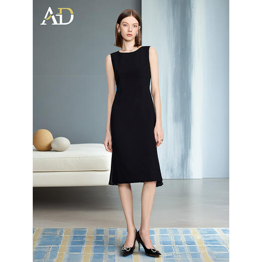 AD法式优雅连衣裙女2025新款高端精致内搭背心裙职业装四季可穿 商品图4