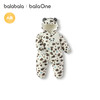 巴拉巴拉balaOne婴儿羽绒服连体衣冬季宝宝哈衣爬服2025新款轻薄 商品缩略图4