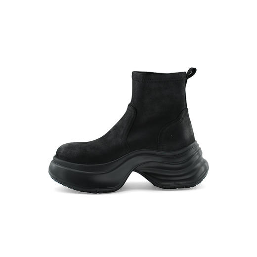 Westory2025年冬季休闲厚底舒适弹力包腿短靴W25DS85511 商品图6