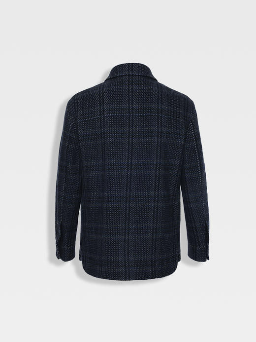 callisto蓝色绵羊毛混纺外套 商品图1