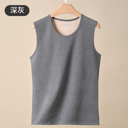 【加厚升级&加倍温暖】奥粒绒男士保暖背心 加绒加厚秋冬打底衫 青年坎肩马甲 无袖上衣防寒 商品图6