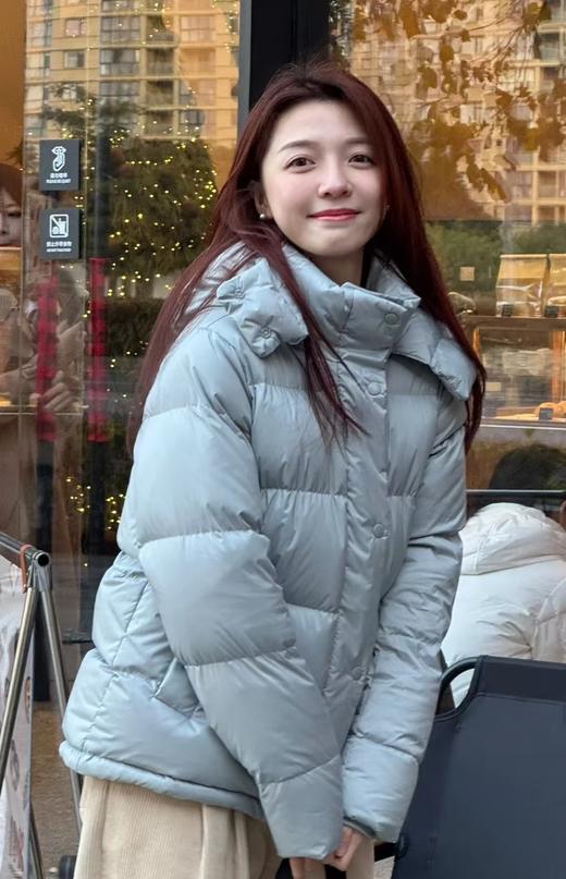 lulu家五格泡芙白鹅绒白鸭绒羽绒服 商品图2