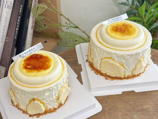 初秋的焦糖烤布雷奶皮子蛋糕 商品图0