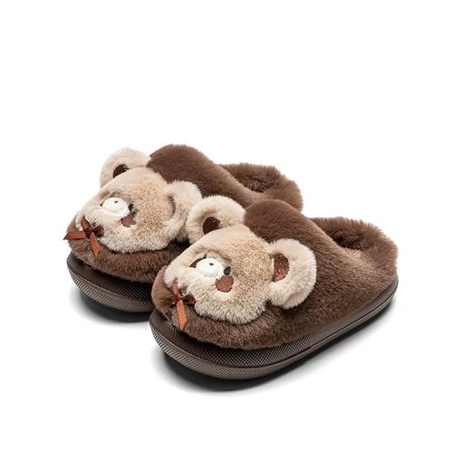 【34-37码】儿童棉拖冬季女童卡通可爱居家加绒保暖棉拖男童拖鞋【WG25505】 商品图4