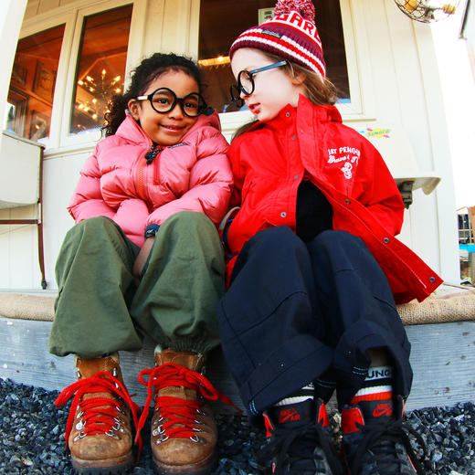 日本DD童装 DENIM DUNGAREE 复古 WEATHER 涂鸦工装长裤 商品图3