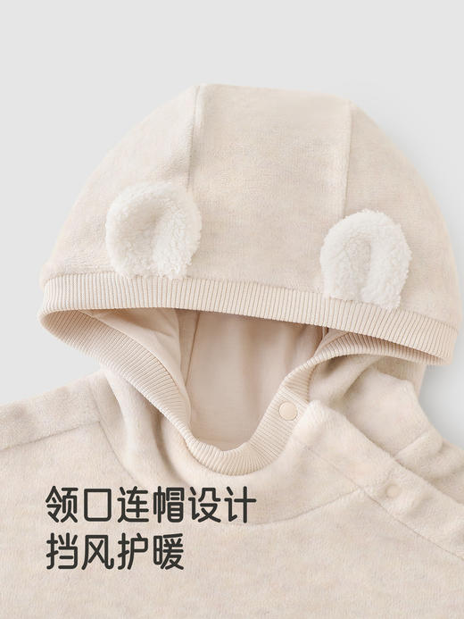 英氏儿童连帽卫衣男童秋冬新款长袖套头上衣休闲保暖YRTAJ4R030A 商品图2