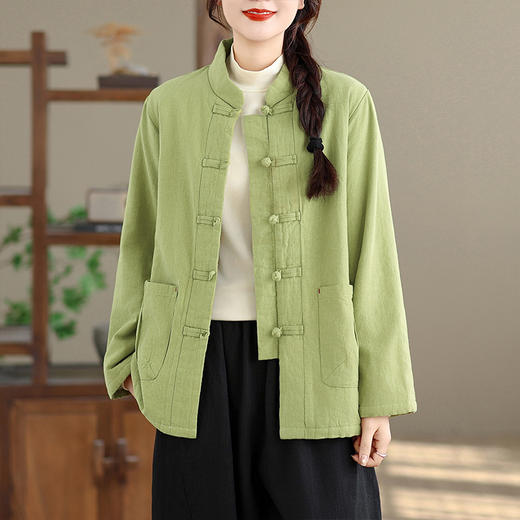 GYH 8651立领盘扣新中式国风国潮外套 商品图2