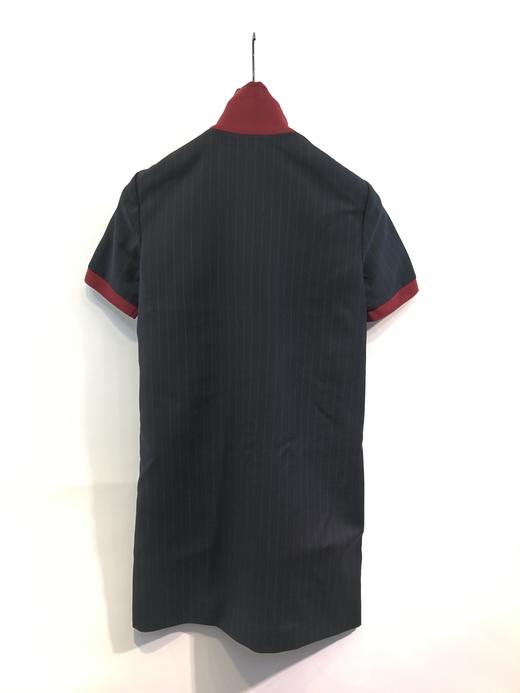 女款细条纹羊毛polo裙017 商品图1