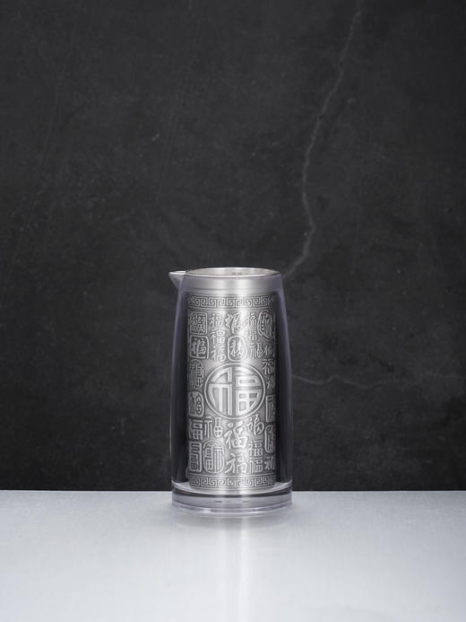 子佩集【百福一生】S999银摆件【DLJB001】酒具套装（一壶六杯）2509 商品图6