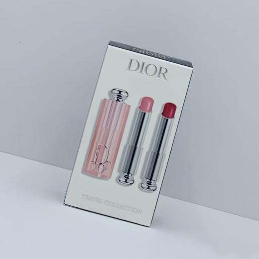 【新品尝鲜】DIOR迪奥 新版变色润唇膏套盒3.2g（001+012）香港直邮 商品图10