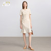 AD米白色小香风日常通勤连衣裙女2025新款夏季前台接待美容院工作 商品缩略图2