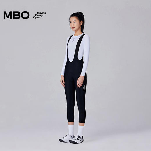 MBO LightWarm™女子秋冬储物抓绒背带骑行七分裤 双箭头 T177C  (经销商专拍链接，非经销商拍单不发货) 商品图3