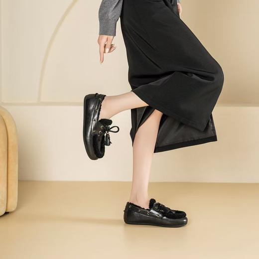 【云粉节】BF楼westory冬季新品加绒平底毛毛鞋 商品图5