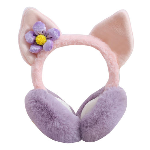 【加厚小动物耳罩】新款卡通可爱毛绒耳罩 冬季保暖耳套学生防寒冻骑行护耳包 耳捂子可折叠 商品图7