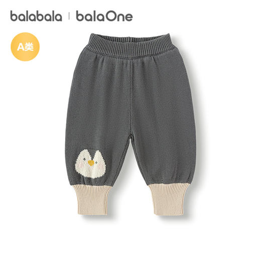 巴拉巴拉balaOne童装男女童长裤2025秋冬新款宝宝运动休闲裤加绒 商品图4