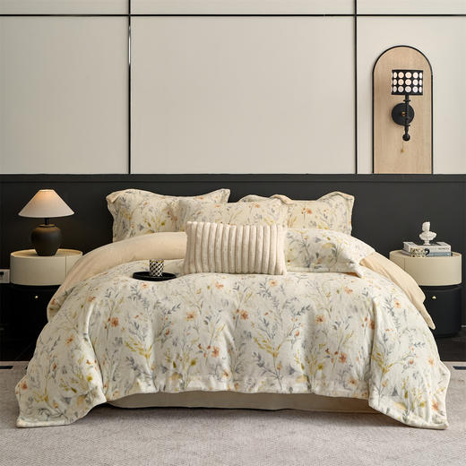 【新一代艾能发热柔暖面料】【门店同款】1S速热升温8℃艾能绒四件套 热力短绒双重暖感原生抑菌套件 商品图9